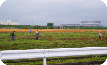 福島_草刈り_有休